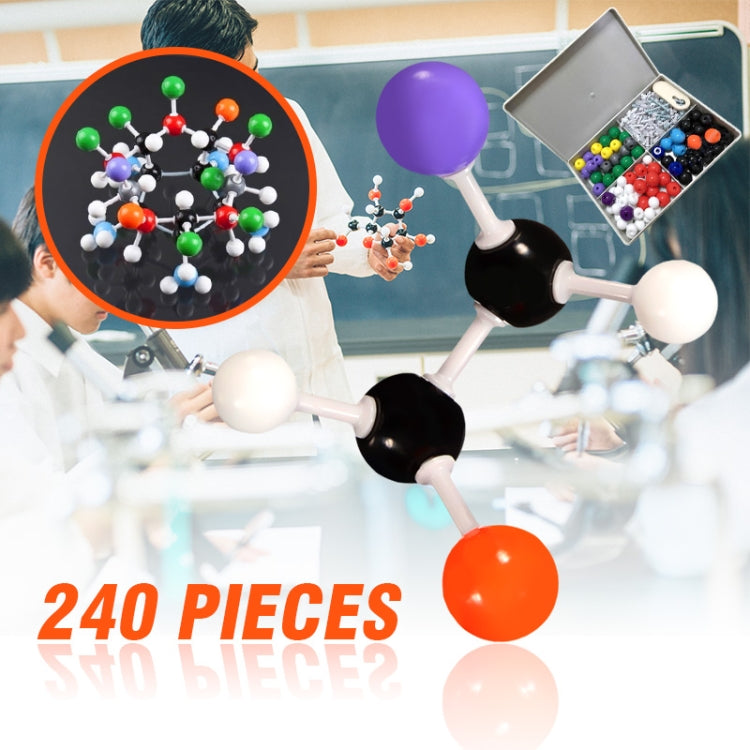 240pcs / Set Chemistry Molecular Model Organic Chemistry Atom Set for School Lab Teaching - Teaching Resources by PMC TechLife | Online Shopping South Africa | PMC TechLife