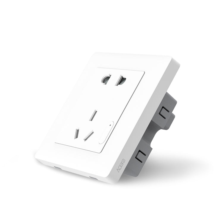 Original Xiaomi Youpin Aqara Smart Light Control Wall Socket (ZigBee Version) Plug, Work with Xiaomi Multifunctional Gateway (CA1001) Mihome APP Control(White) - Smart Socket by Xiaomi | Online Shopping South Africa | PMC Jewellery | Buy Now Pay Later Mobicred
