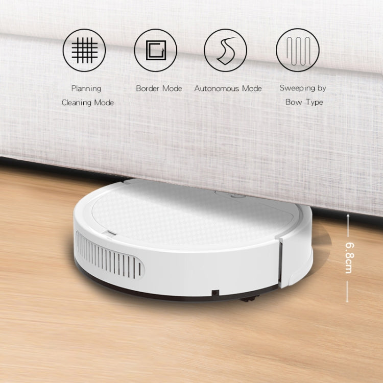 BOWAI OB8S Household Intelligent Path Charging Sweeping Robot (Black) - Robot Vacuum Cleaner by PMC TechLife | Online Shopping South Africa | PMC TechLife | Buy Now Pay Later Mobicred
