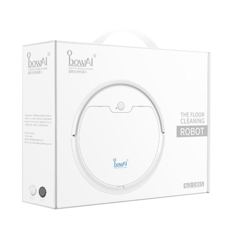 BOWAI OB8S Household Intelligent Path Charging Sweeping Robot (Black) - Robot Vacuum Cleaner by PMC TechLife | Online Shopping South Africa | PMC TechLife | Buy Now Pay Later Mobicred