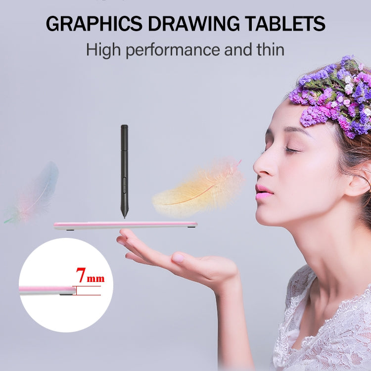 10Moons T503 Drawing Tablet Can Be Connected to mobile Phone Tablet with 8192 Passive Pen(Blue) -  by 10Moons | Online Shopping South Africa | PMC Jewellery | Buy Now Pay Later Mobicred