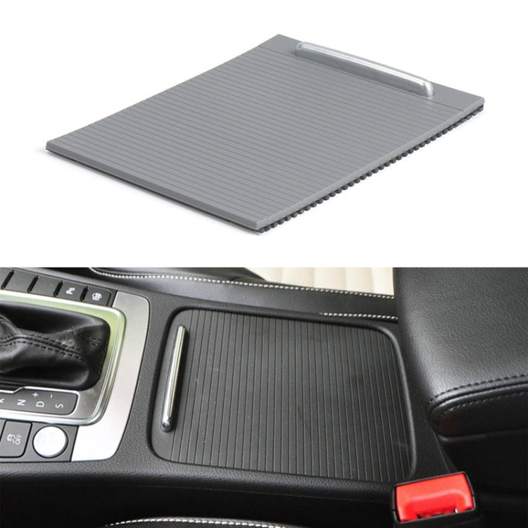 Car Center Console Water Cup Holder Cover Trim for Volkswagen Magotan / CC / Passat, Left Driving (Grey) - Stowing Tidying by PMC Jewellery | Online Shopping South Africa | PMC Jewellery