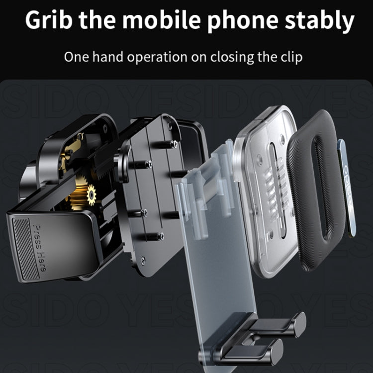 Yesido C261 Suction Cup Type Telescopic Car Phone Holder - Universal Car Holders by Yesido | Online Shopping South Africa | PMC TechLife | Buy Now Pay Later Mobicred