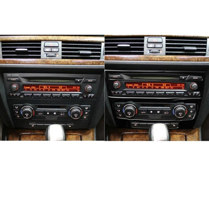 For BMW 3 Series E90/E92 2005-2012 2pcs Car Air Conditioner CD Control Panel Non-navigation with Holes Decorative Sticker, Left and Right Drive Universal - Car Interior Mouldings by PMC Jewellery | Online Shopping South Africa | PMC Jewellery | Buy Now Pay Later Mobicred