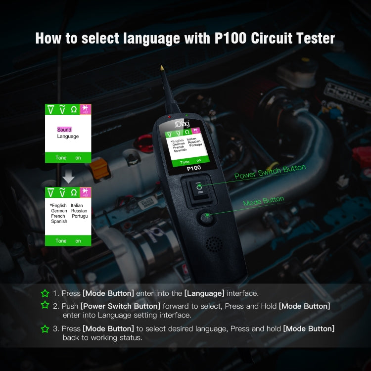 TopDiag P100 Car Circuit Intelligent Analyzer Diagnostic Instrument, Cable Length: 10m - Electronic Test by PMC TechLife | Online Shopping South Africa | PMC TechLife | Buy Now Pay Later Mobicred