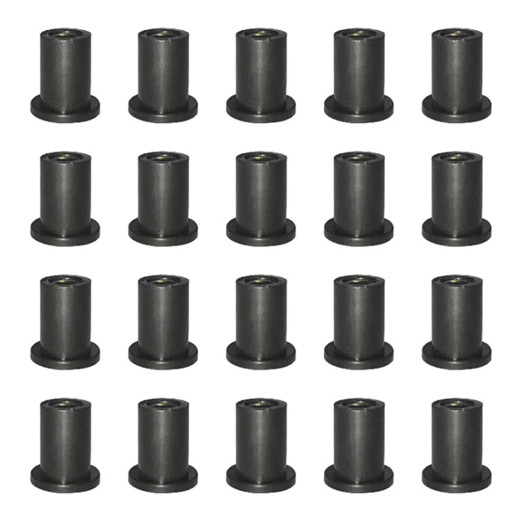 20 in 1 M4 Universal Motorcycle Windshield Brass Nuts - Replacement Parts by PMC TechLife | Online Shopping South Africa | PMC TechLife | Buy Now Pay Later Mobicred