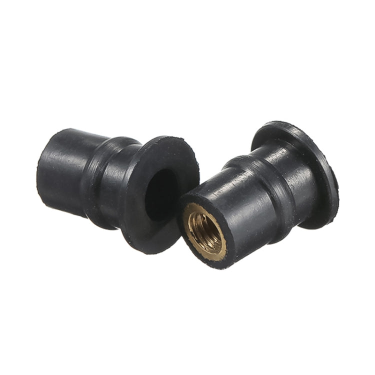 20pcs / 1 Set M5 Universal Motorcycle Windshield Brass Nuts - Replacement Parts by PMC TechLife | Online Shopping South Africa | PMC TechLife | Buy Now Pay Later Mobicred