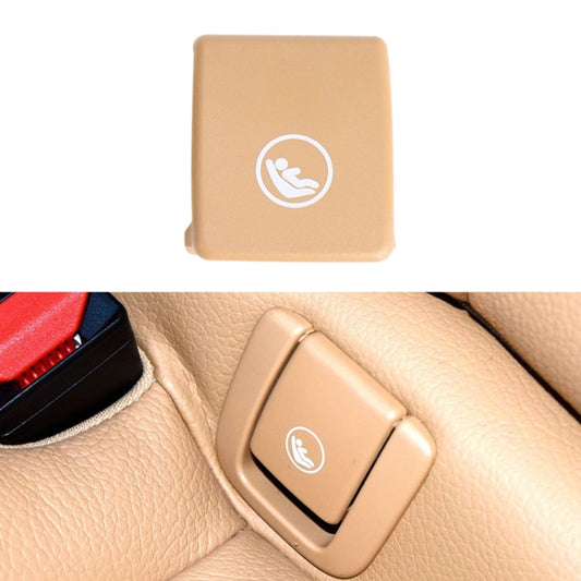 Child Seat Rear Row Seat Safety Belt Anchor Cover For volvo V90 / S90 / S60 / XC40 / XC60, Left-Drive(Brown) - Auto Fastener & Clips by PMC Jewellery | Online Shopping South Africa | PMC Jewellery