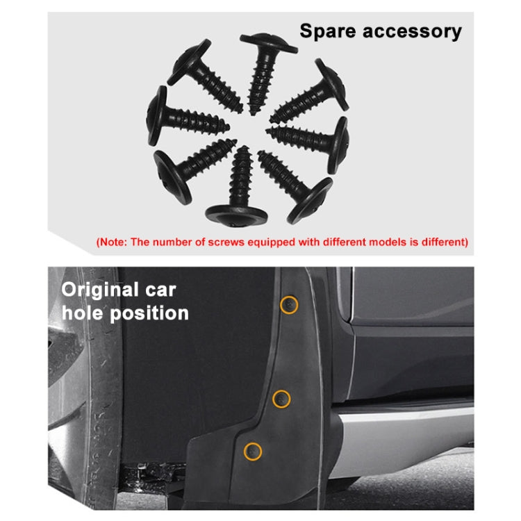 For Ford Explorer 2011-2019 4pcs/Set Car Auto Soft Plastic Splash Flaps Fender Guard - Mudguards by PMC TechLife | Online Shopping South Africa | PMC TechLife | Buy Now Pay Later Mobicred