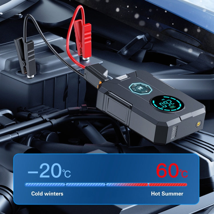 YS03C 6000mAh Car Emergency Start Power Supply Electric Air Pump Integrated Machine - Power Bank by PMC Jewellery | Online Shopping South Africa | PMC Jewellery