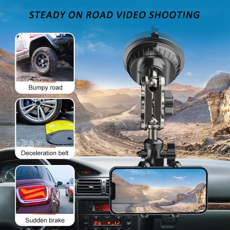 Car Universal Overhead Camera Suction Cup Phone Holder, Short Style - Car Holders by PMC Jewellery | Online Shopping South Africa | PMC Jewellery | Buy Now Pay Later Mobicred