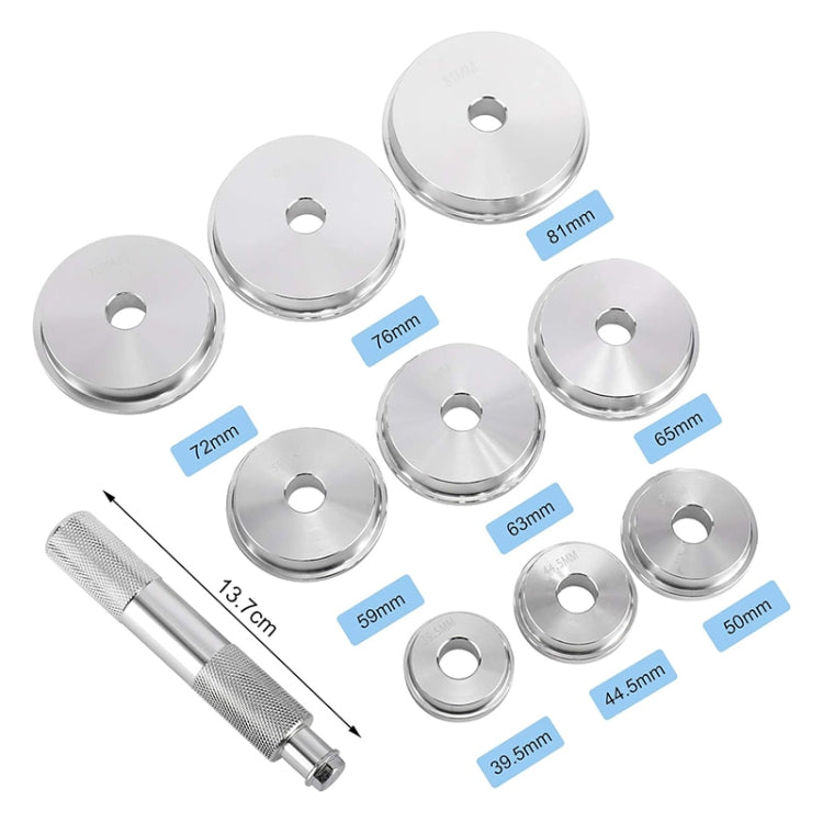 10pcs / Set Car Plug-in Inclined Wheel Bearing Remover - Hand Tool Sets by PMC TechLife | Online Shopping South Africa | PMC TechLife