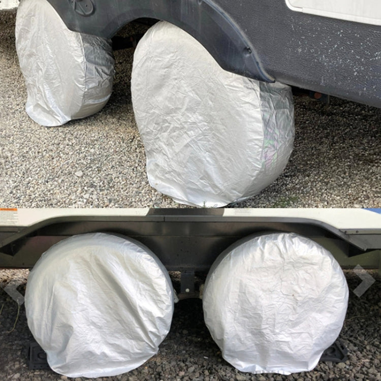 4pcs / Set Car Tire 420D Oxford Cloth Protective Cover, Diameter: 60-66cm, Width: 30cm - Window Foils & Solar Protection by PMC TechLife | Online Shopping South Africa | PMC TechLife | Buy Now Pay Later Mobicred