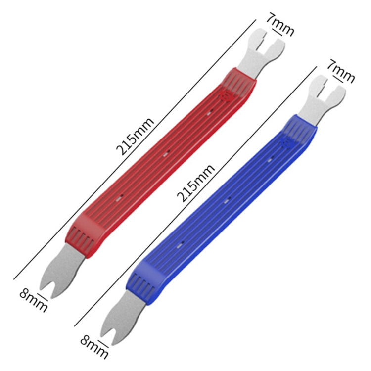 6-8 inch Short Car Door Panel Removal Rubber Buckle Screwdriver (Blue) - Hand Tool Sets by PMC TechLife | Online Shopping South Africa | PMC TechLife | Buy Now Pay Later Mobicred