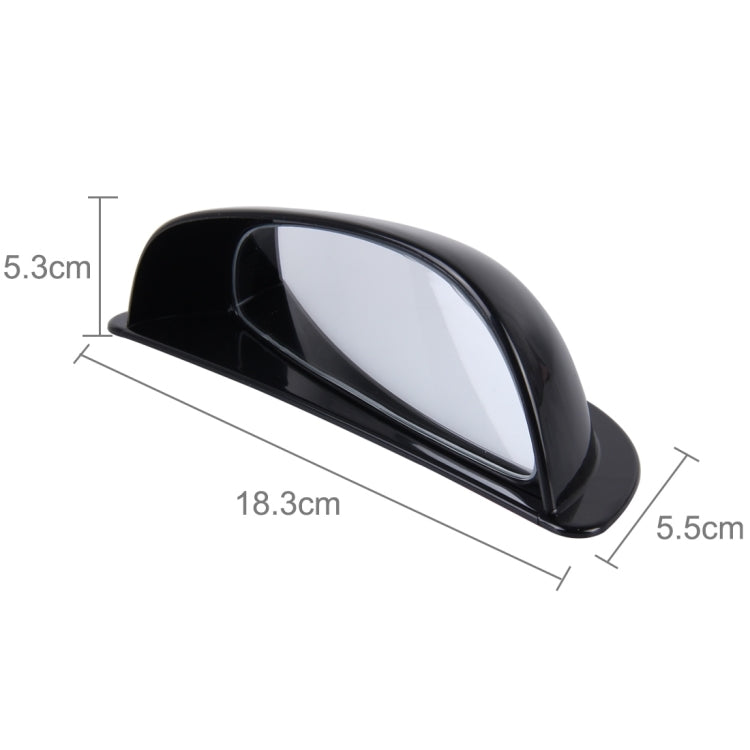 3R-090 Car Blind Spot Rear View Wide Angle Mirror, Left (Black) - free shipping - PMC TechLife - Order now!