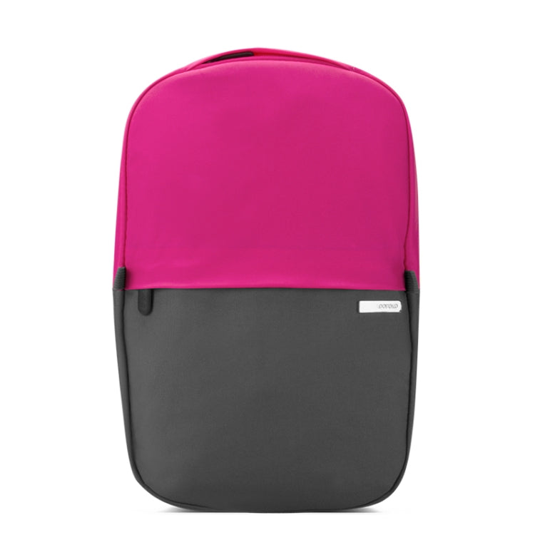 POFOKO XY Series 13.3 inch Fashion Color Matching Multi-functional Backpack Computer Bag, Size: S (Rose Red) - Backpack by POFOKO | Online Shopping South Africa | PMC Jewellery | Buy Now Pay Later Mobicred