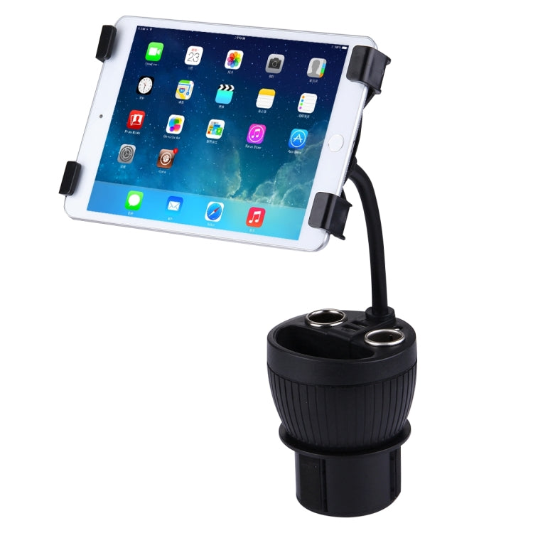 Olesson 2 in 1 Car Charger Cup Holder PowerCup Phone / Tablet Holder + 2.1A / 1A Dual-USB Ports Car Cigarette Lighter Socket Car Charger - Cigar Socket by PMC Jewellery | Online Shopping South Africa | PMC Jewellery | Buy Now Pay Later Mobicred