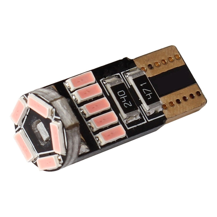 2 PCS DC 12V 2W 240LM 5500K T10-4014-15SMD Car Width Lamp Clearance Light Parking Lights（Pink Light） - Clearance Lights by PMC Jewellery | Online Shopping South Africa | PMC Jewellery | Buy Now Pay Later Mobicred