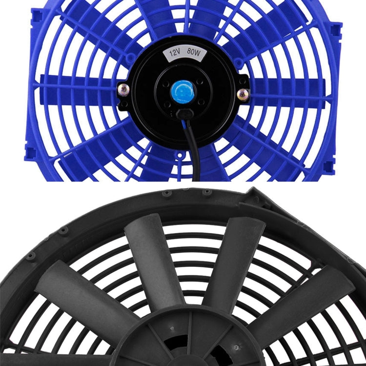 12V 80W 12 inch Car Cooling Fan High-power Modified Tank Fan Cooling Fan Powerful Auto Fan Mini Air Conditioner for Car(Black) - Heating & Fans by PMC Jewellery | Online Shopping South Africa | PMC Jewellery | Buy Now Pay Later Mobicred