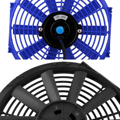 12V 80W 12 inch Car Cooling Fan High-power Modified Tank Fan Cooling Fan Powerful Auto Fan Mini Air Conditioner for Car(Black) - Heating & Fans by PMC Jewellery | Online Shopping South Africa | PMC Jewellery | Buy Now Pay Later Mobicred