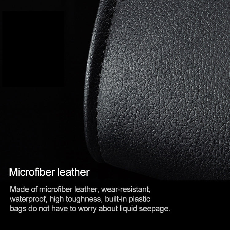 Car Multifunctional LED Design Hanging Folding Garbage Bin Storage Box (Black) - Stowing Tidying by PMC TechLife | Online Shopping South Africa | PMC TechLife | Buy Now Pay Later Mobicred