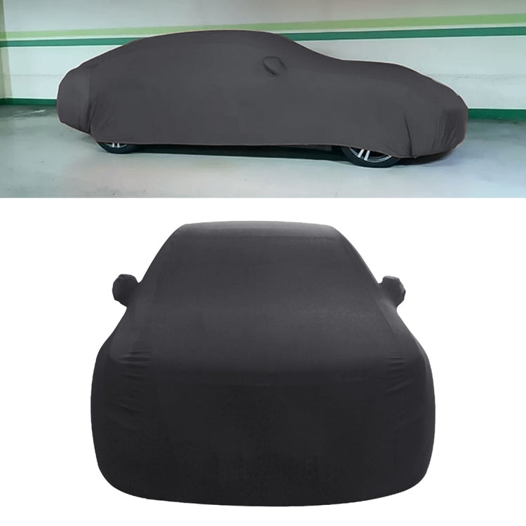 Anti-Dust Anti-UV Heat-insulating Elastic Force Cotton Car Cover for Business Car, Size: 4.8m~5.15m (Black) - PE Material by PMC Jewellery | Online Shopping South Africa | PMC Jewellery | Buy Now Pay Later Mobicred