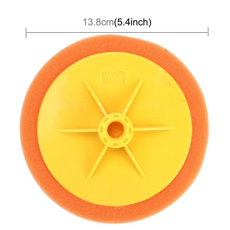 Polishing Disc Auto Polishing Machine Dedicated Sponge Wheel Wax Polishing Sponge Decontamination Sponge,Screw Hole Diameter:14mm - Polishing Machine & Accessories by PMC Jewellery | Online Shopping South Africa | PMC Jewellery