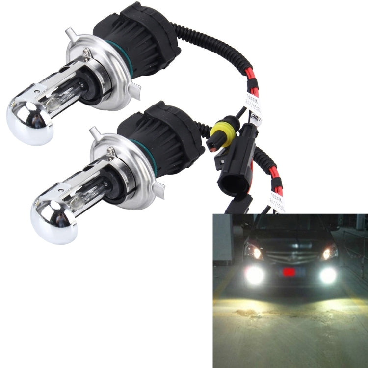 2 PCS H4 55W 4300K HID Bulbs Xenon Lights Lamps, AC 12V - Xenon Lights by PMC Jewellery | Online Shopping South Africa | PMC Jewellery | Buy Now Pay Later Mobicred