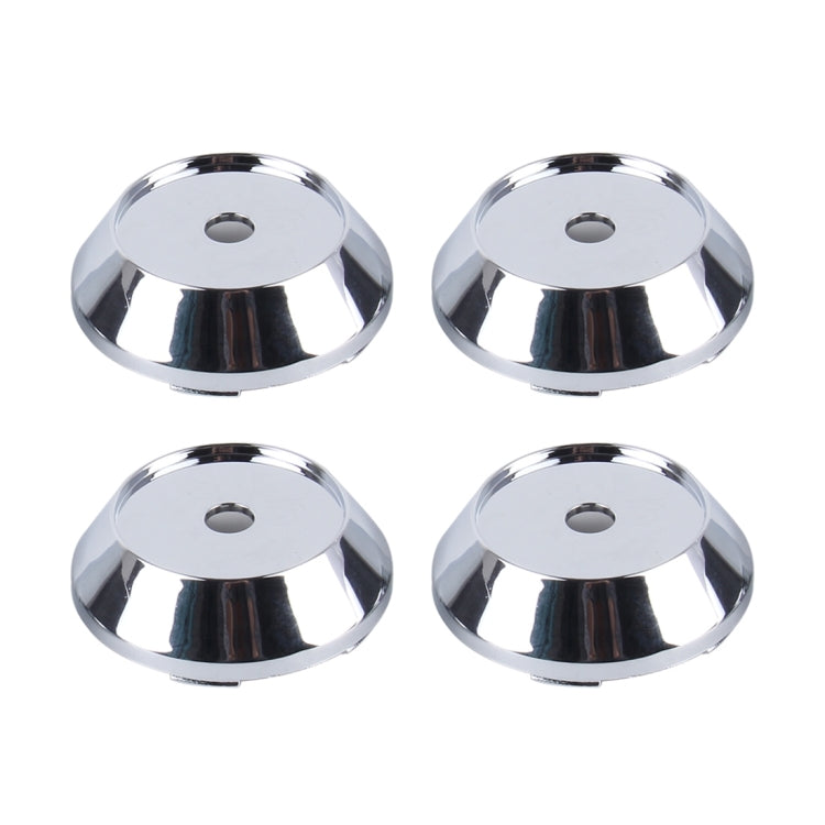 4 PCS Metal Car Styling Accessories Car Emblem Badge Sticker Wheel Hub Caps Centre Cover - Wheels Tires & Parts by PMC Jewellery | Online Shopping South Africa | PMC Jewellery