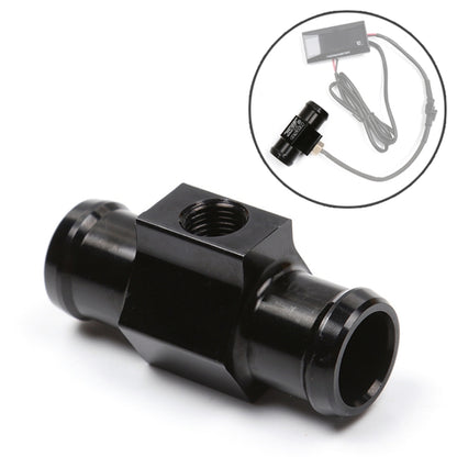 Motorcycle Modification Parts Universal CNC Aluminum Water Temperature Gauge Sensor Joint Transfer Interface, Size: 18mm(Black) - Engines & Engine Parts by PMC Jewellery | Online Shopping South Africa | PMC Jewellery