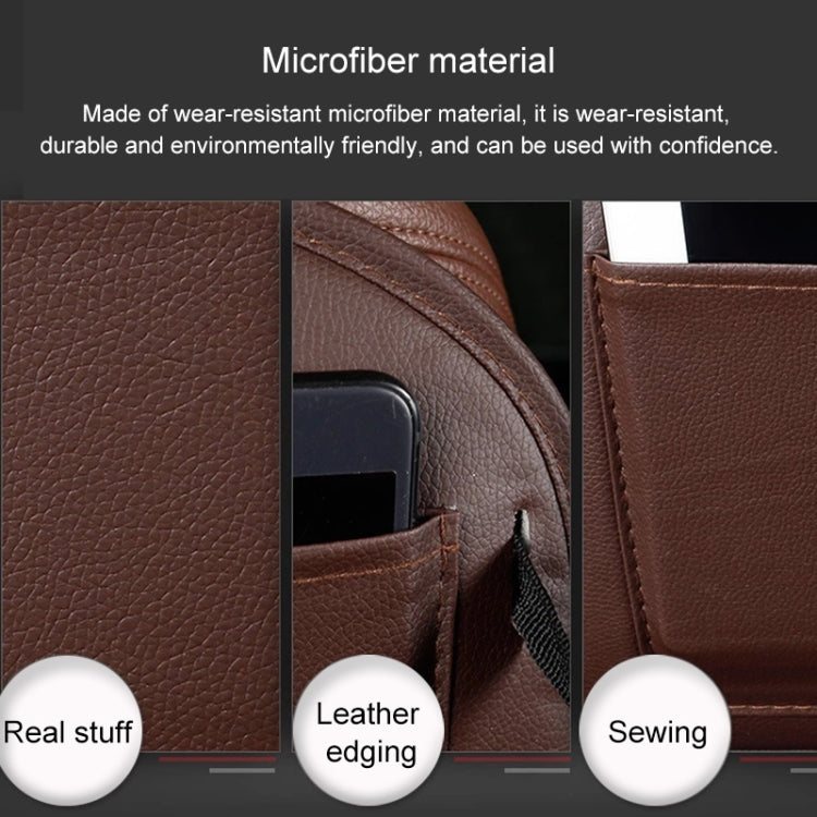 Multifunction Car Seat Pockets Folding Storage Bag (Brown) - Stowing Tidying by PMC TechLife | Online Shopping South Africa | PMC TechLife | Buy Now Pay Later Mobicred