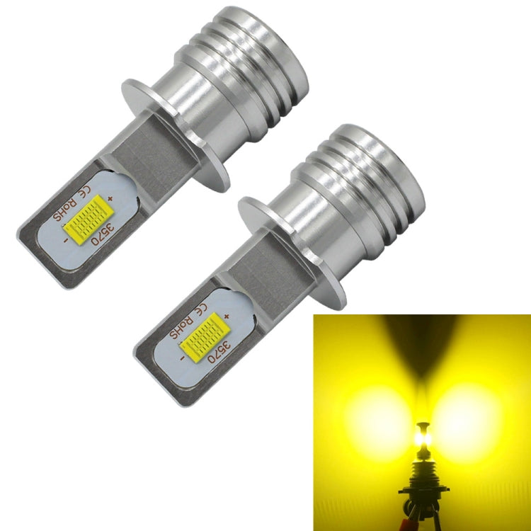 2 PCS H3 72W 1000LM 6000-6500K Super Bright Car Fog Light LED Bulbs, DC 12-24V - Fog / Driving Lights by PMC Jewellery | Online Shopping South Africa | PMC Jewellery | Buy Now Pay Later Mobicred