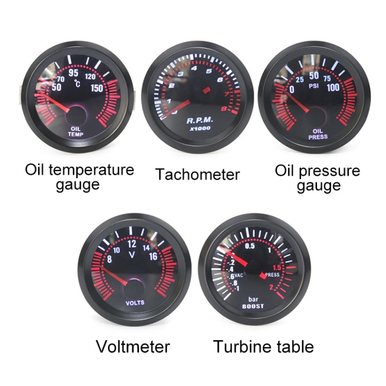52mm 12V Universal Car Modified Voltmeter - Clocks & Car Meters by PMC TechLife | Online Shopping South Africa | PMC TechLife | Buy Now Pay Later Mobicred