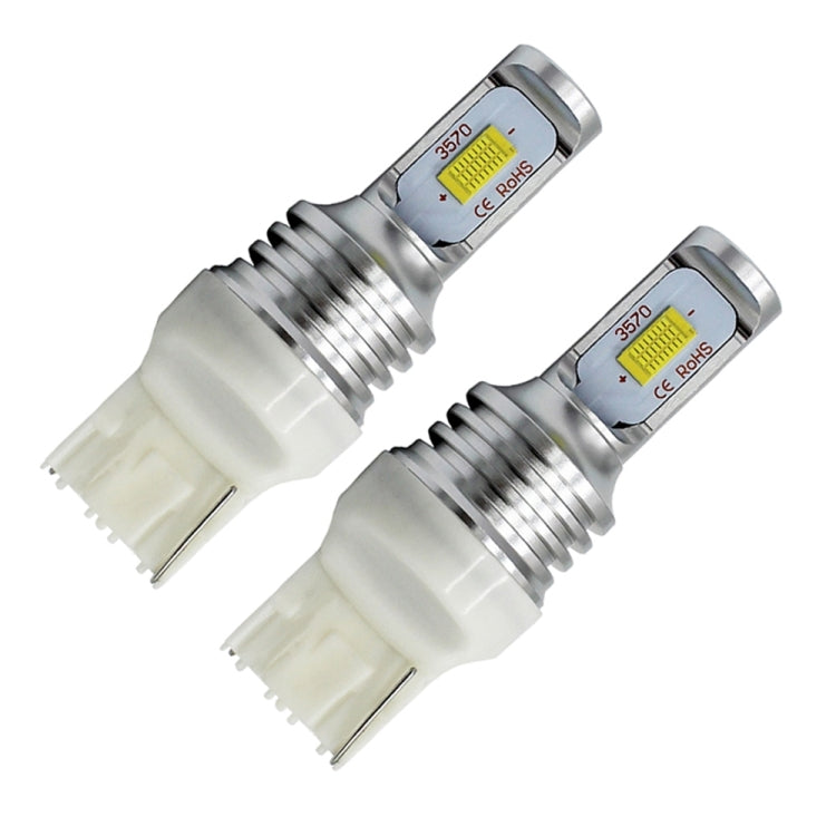 2 PCS T20/7440 72W 1000LM 6000-6500K Bright White Light Car Turn Backup LED Bulbs Reversing Lights, DC 12-24V (Ice Blue Light) - Arrow Turn Lights by PMC Jewellery | Online Shopping South Africa | PMC Jewellery | Buy Now Pay Later Mobicred