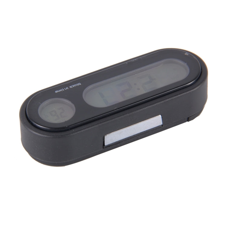 Multi-Function Digital Temperature Thermometer Clock LCD Monitor Battery Meter Detector Display - Clocks & Car Meters by PMC TechLife | Online Shopping South Africa | PMC TechLife | Buy Now Pay Later Mobicred