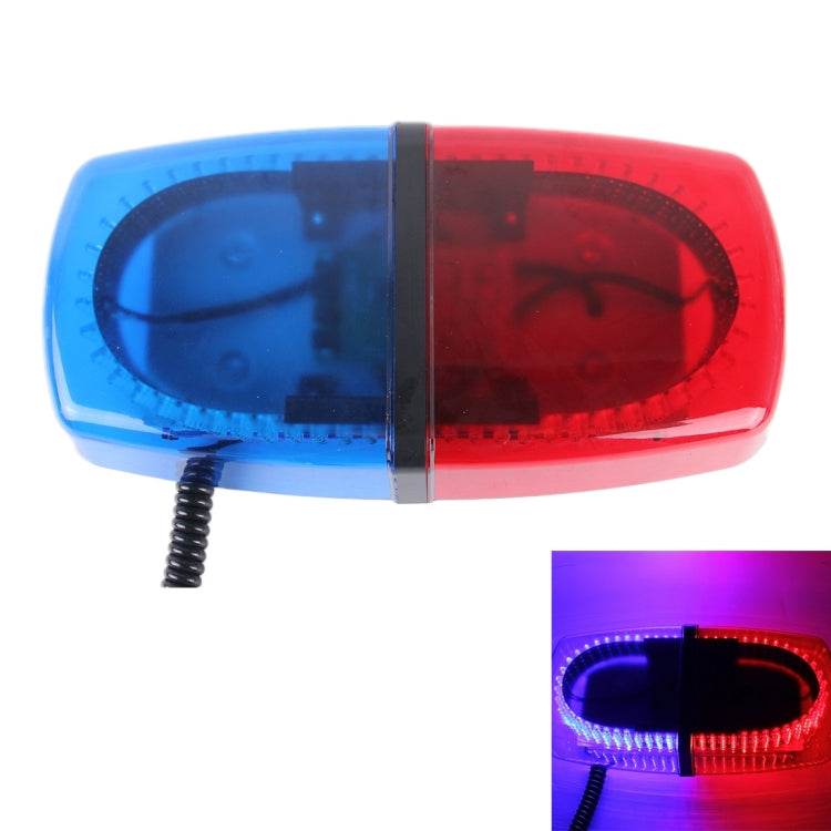 25W 240 LEDs Red Light + Blue Light Waterproof Strobe Light Dome Warning Light, DC 12V， Wire Length: 60cm - Warning Lights by PMC Jewellery | Online Shopping South Africa | PMC Jewellery | Buy Now Pay Later Mobicred