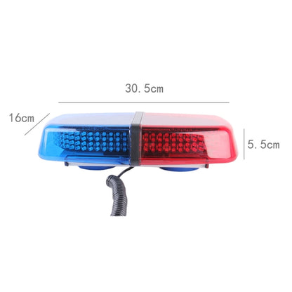 25W 240 LEDs Red Light + Blue Light Waterproof Strobe Light Dome Warning Light, DC 12V， Wire Length: 60cm - Warning Lights by PMC Jewellery | Online Shopping South Africa | PMC Jewellery | Buy Now Pay Later Mobicred