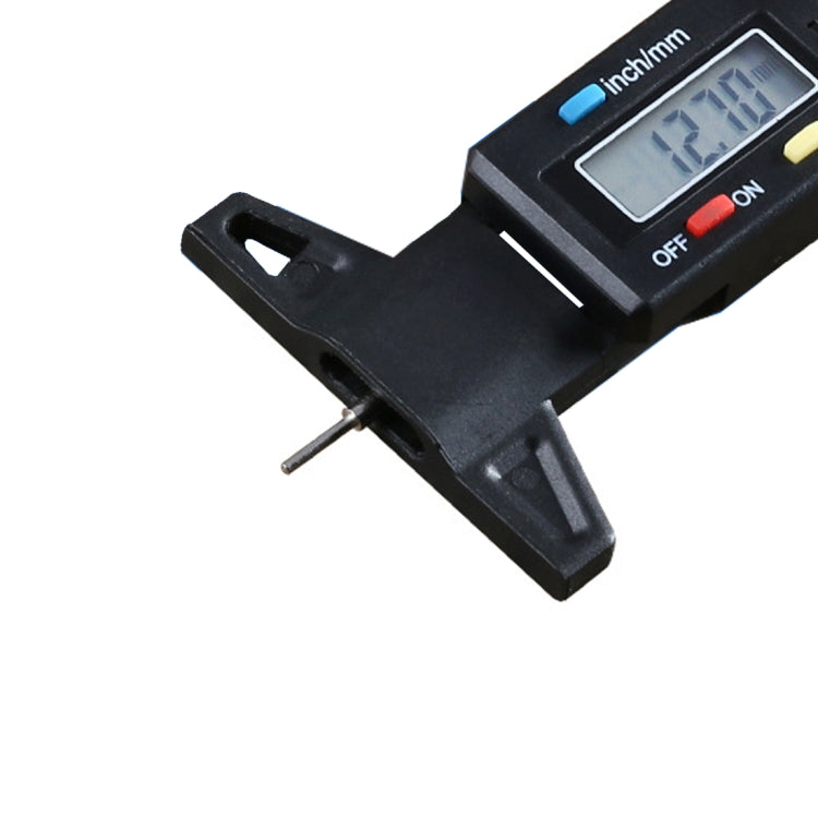 0-25mm Electronic Digital Tread Plan Refinding Rounds Refinding Outcome Exists Tread Tablets Type Gauge Depth Vernier Caliper Measuring Tools(Black) - Electronic Test by PMC TechLife | Online Shopping South Africa | PMC TechLife | Buy Now Pay Later Mobicred