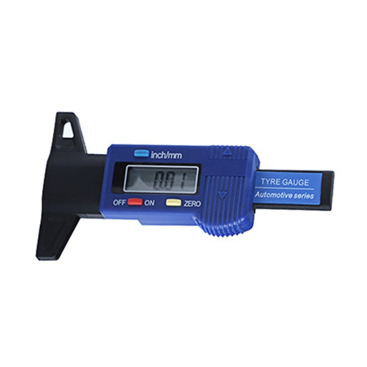 0-25mm Electronic Digital Tread Plan Refinding Rounds Refinding Outcome Exists Tread Tablets Type Gauge Depth Vernier Caliper Measuring Tools(Blue) - Electronic Test by PMC TechLife | Online Shopping South Africa | PMC TechLife | Buy Now Pay Later Mobicred