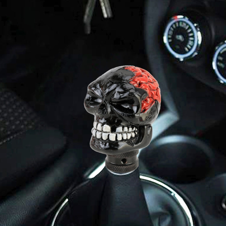 Universal Skull Head Shape Manual or Automatic Gear Shift Knob, Size: 8.7x5.5cm (Black) - Shift Knob by PMC Jewellery | Online Shopping South Africa | PMC Jewellery | Buy Now Pay Later Mobicred