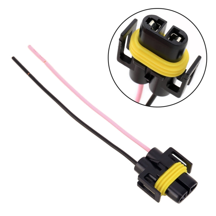 H11 Bulb Holder Base Male Socket with Wire - Wires by PMC TechLife | Online Shopping South Africa | PMC TechLife | Buy Now Pay Later Mobicred