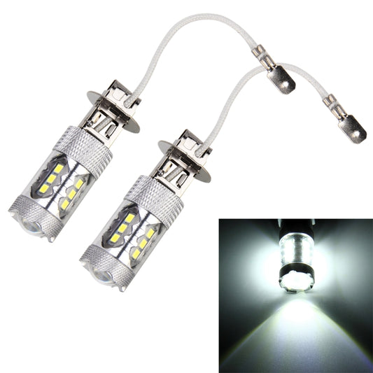 2 PCS H3 DC 12V 5W 250LM Auto Car Fog Lights with 16 SMD-2835 LED Bulbs (White Light) - Fog / Driving Lights by PMC Jewellery | Online Shopping South Africa | PMC Jewellery | Buy Now Pay Later Mobicred