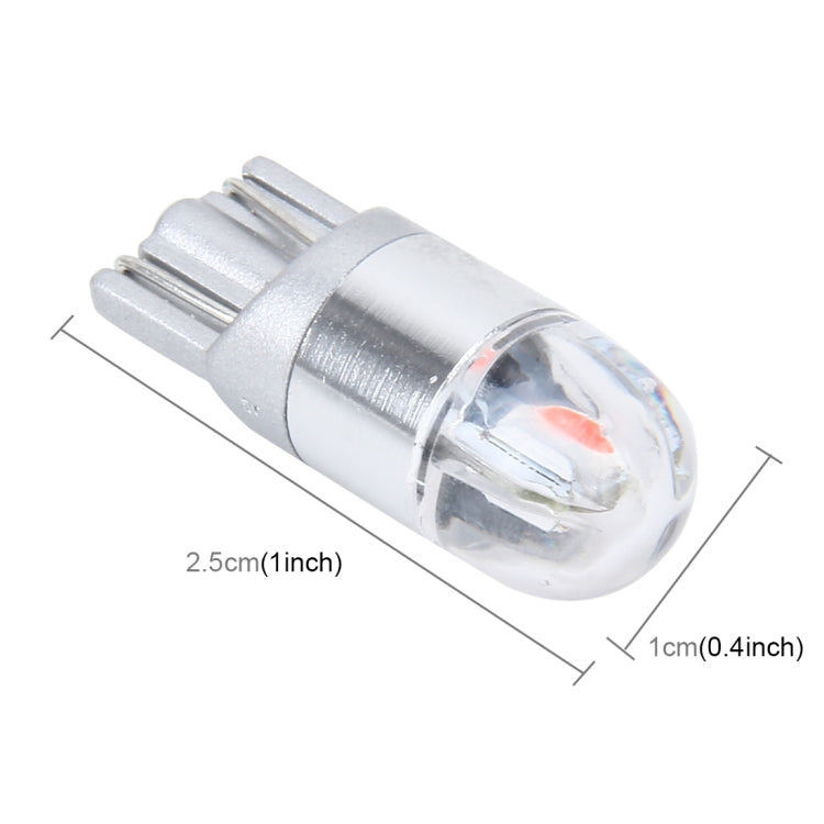 2 PCS T10 2W 2 SMD-3030 LED Car Clearance Lights Lamp, DC 12V (Red Light) - Clearance Lights by PMC TechLife | Online Shopping South Africa | PMC TechLife | Buy Now Pay Later Mobicred