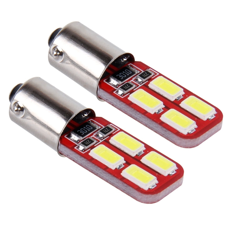 10 PCS BA9S 3W 200lm 6000K 8 SMD-5730 LEDs Car Clearance Light Lamp, DC 12V(White Light) - Clearance Lights by PMC Jewellery | Online Shopping South Africa | PMC Jewellery | Buy Now Pay Later Mobicred