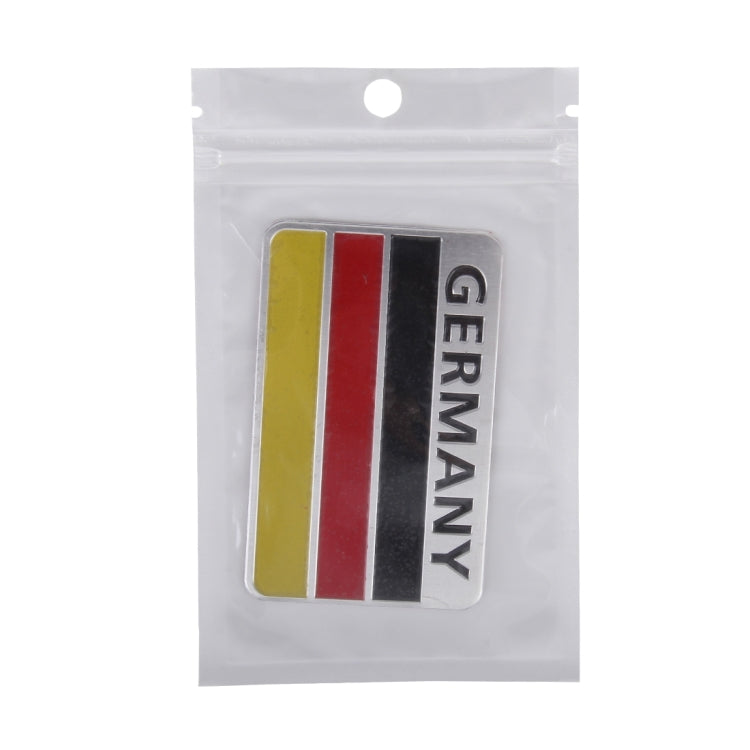 Germany Flag Style Metal Car Sticker - 3D Metal Sticker by PMC Jewellery | Online Shopping South Africa | PMC Jewellery | Buy Now Pay Later Mobicred