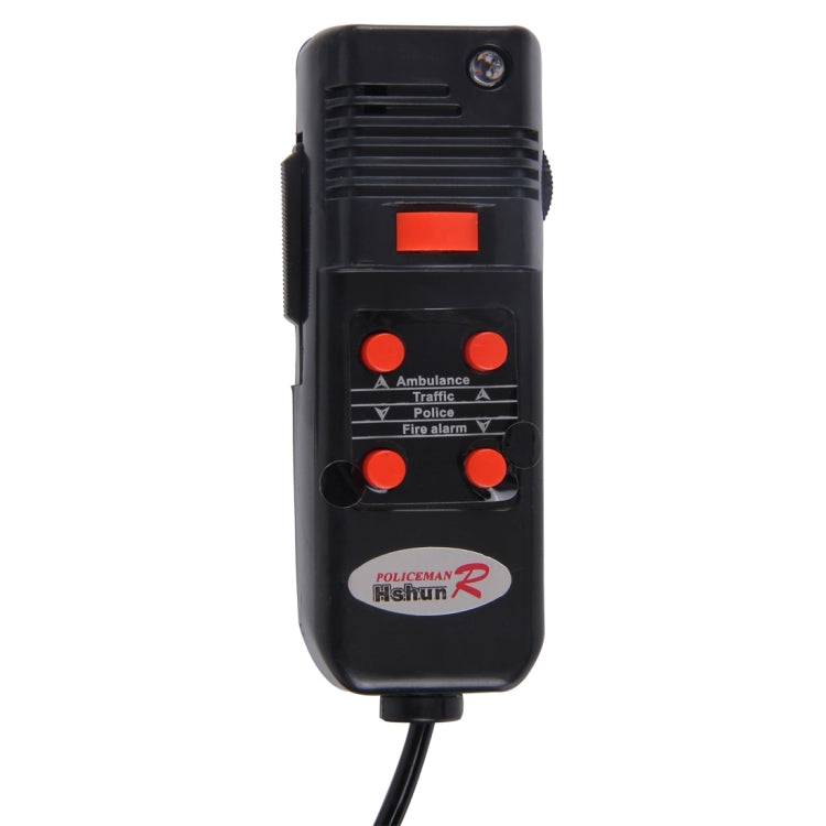 HJS-78005 12V 60W 300dB Car Electric Alarm Air Horn Siren Speaker 5 Sound Tone/ 3 Sound Tone Super Loud With Mic, Cable Length: 60cm - Security Alarm System by PMC Jewellery | Online Shopping South Africa | PMC Jewellery | Buy Now Pay Later Mobicred