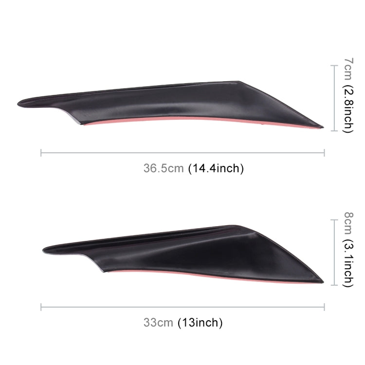 4 PCS Car-Styling Flank Decorative Sticker - Decorative Sticker by PMC TechLife | Online Shopping South Africa | PMC TechLife | Buy Now Pay Later Mobicred