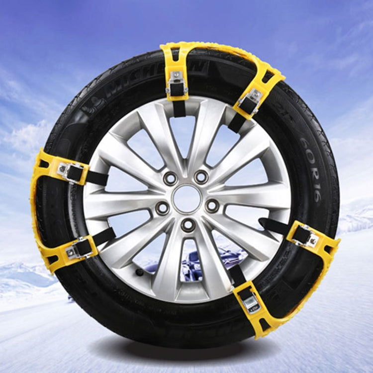 6 PCS Car Snow Tire Anti-skid Chains Winter Car Snow Tire Chains Wheel Chains Anti-skid Belt Thickened Anti-slip Chains with Effortless Wheel - Car Road Trouble Clearer by PMC Jewellery | Online Shopping South Africa | PMC Jewellery | Buy Now Pay Later Mobicred