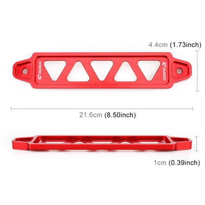 Universal Car Long Stainless Steel Battery Tie Down Clamp Bracket, Size: 21.6 x 4.4 x 1cm (Red) - Booster Cable & Clip by PMC Jewellery | Online Shopping South Africa | PMC Jewellery | Buy Now Pay Later Mobicred