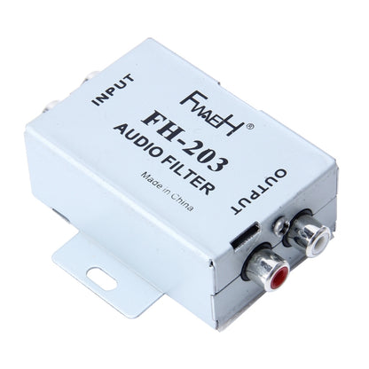 FH-203 12V Vehicle Car Audio Amplifier Noise Filter RCA Plug Loop Isolator for DVD Stereos - Car Amplifiers by PMC Jewellery | Online Shopping South Africa | PMC Jewellery